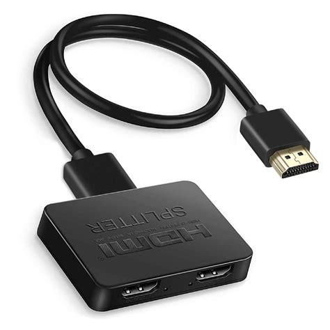 hdmi splitter for dual monitors|avedio links HDMI Splitter 1 in 2 Out【with 4ft HDMI Cable 】 4K .